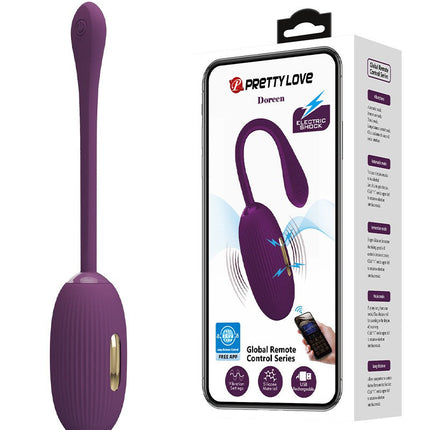 Pretty Love - Doreen - E-stim Vibrerend Eitje - Electrosex - Met App Control - Lichtpaars-Erotiekvoordeel.nl