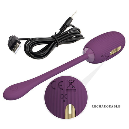 Pretty Love - Doreen - E-stim Vibrerend Eitje - Electrosex - Met App Control - Lichtpaars-Erotiekvoordeel.nl