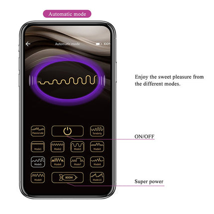 Pretty Love - Doreen - E-stim Vibrerend Eitje - Electrosex - Met App Control - Lichtpaars-Erotiekvoordeel.nl
