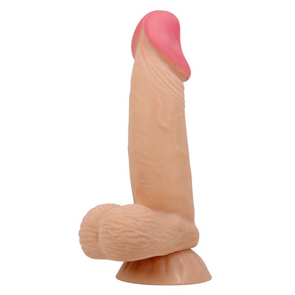 Pretty Love - Duvall - Sliding Skin Dildo - Lengte 19.4 cm - Ø 4.2 cm - Lichte Huidskleur-Erotiekvoordeel.nl