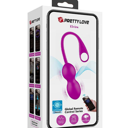 Pretty Love - Elvira - Vibrerende Vaginale Kegel Balletjes - Met App Control - Dieproze-Erotiekvoordeel.nl