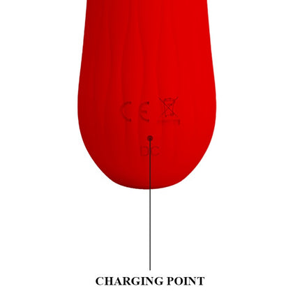 Pretty Love - Faun - Buigzame G-Spot Vibrator - Rood-Erotiekvoordeel.nl