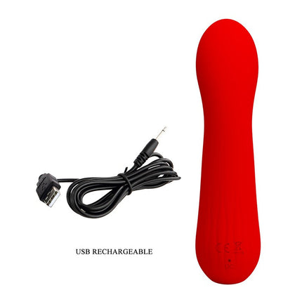 Pretty Love - Faun - Buigzame G-Spot Vibrator - Rood-Erotiekvoordeel.nl
