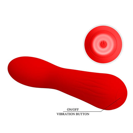 Pretty Love - Faun - Buigzame G-Spot Vibrator - Rood-Erotiekvoordeel.nl
