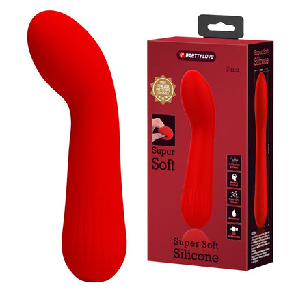 Pretty Love - Faun - Buigzame G-Spot Vibrator - Rood-Erotiekvoordeel.nl