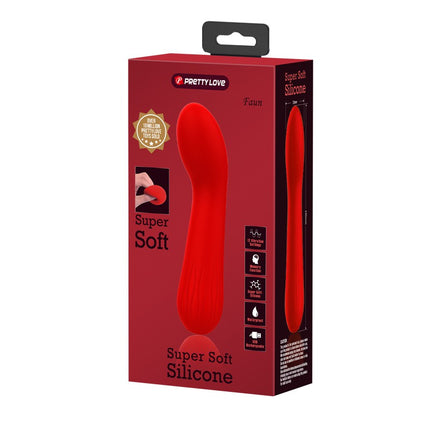 Pretty Love - Faun - Buigzame G-Spot Vibrator - Rood-Erotiekvoordeel.nl