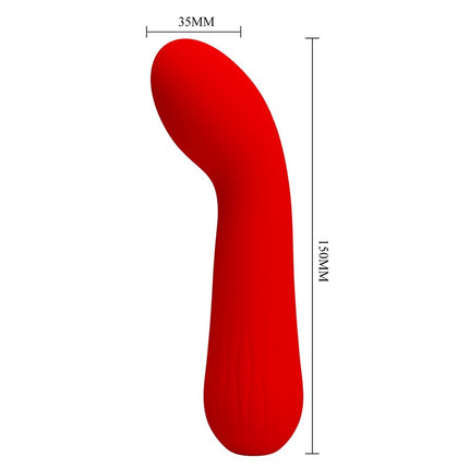 Pretty Love - Faun - Buigzame G-Spot Vibrator - Rood-Erotiekvoordeel.nl