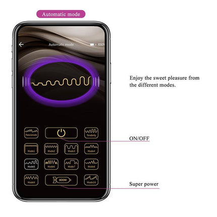 Pretty Love - Fisherman - Vibrerend Eitje - Met Nopjes - Met App Control - Paars-Erotiekvoordeel.nl