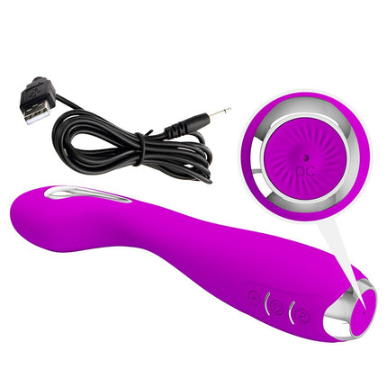Pretty Love - Hector - G-Spot E-stim Vibrator met Electroshock - Met App Control - Paars-Erotiekvoordeel.nl