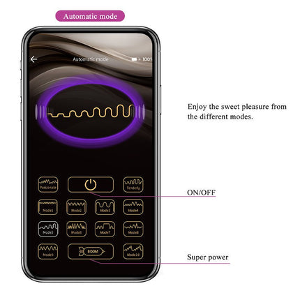 Pretty Love - Hector - G-Spot E-stim Vibrator met Electroshock - Met App Control - Paars-Erotiekvoordeel.nl