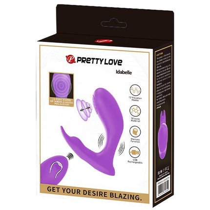 Pretty Love - Idabelle - Pulserende Panty Vibrator - Vibrerend Slipje - Lila-Erotiekvoordeel.nl