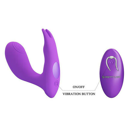 Pretty Love - Idabelle - Pulserende Panty Vibrator - Vibrerend Slipje - Lila-Erotiekvoordeel.nl