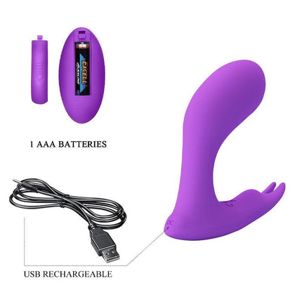 Pretty Love - Idabelle - Pulserende Panty Vibrator - Vibrerend Slipje - Lila-Erotiekvoordeel.nl