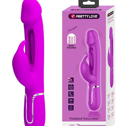 Pretty Love - Kampas - Rabbit Vibrator - Paars-Erotiekvoordeel.nl