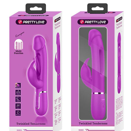 Pretty Love - Kampas - Rabbit Vibrator - Paars-Erotiekvoordeel.nl