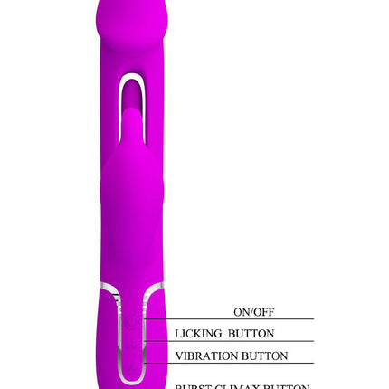 Pretty Love - Kampas - Rabbit Vibrator - Paars-Erotiekvoordeel.nl