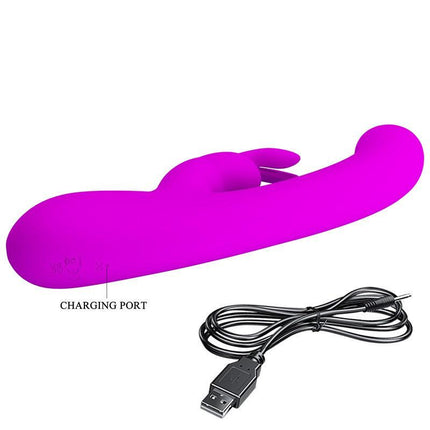 Pretty Love - Lamar - Rabbit Vibrator- Tarzan Vibrator - Met LCD Display - Dieproze-Erotiekvoordeel.nl