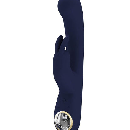 Pretty Love - Lamar - Rabbit Vibrator- Tarzan Vibrator - Met LCD Display - Donkerblauw-Erotiekvoordeel.nl
