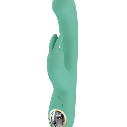 Pretty Love - Lamar - Rabbit Vibrator- Tarzan Vibrator - Met LCD Display - Lichtblauw-Erotiekvoordeel.nl