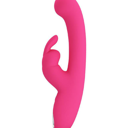 Pretty Love - Lamar - Rabbit Vibrator- Tarzan Vibrator - Met LCD Display - Roze-Erotiekvoordeel.nl