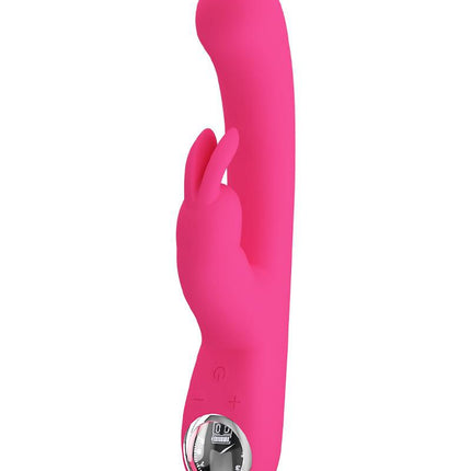Pretty Love - Lamar - Rabbit Vibrator- Tarzan Vibrator - Met LCD Display - Roze-Erotiekvoordeel.nl