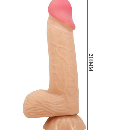 Pretty Love - Lisle - Sliding Skin Dildo - 20.6 x 4.4 cm - Lichte Huidskleur-Erotiekvoordeel.nl