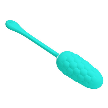 Pretty Love - Marina - Vibrerend Eitje met Nopjes - Handige Eénknopsbediening - Turquoise-Erotiekvoordeel.nl