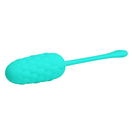 Pretty Love - Marina - Vibrerend Eitje met Nopjes - Handige Eénknopsbediening - Turquoise-Erotiekvoordeel.nl