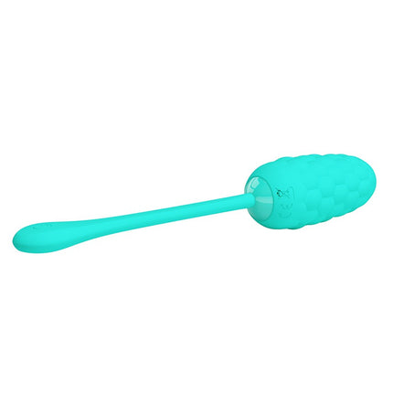 Pretty Love - Marina - Vibrerend Eitje met Nopjes - Handige Eénknopsbediening - Turquoise-Erotiekvoordeel.nl