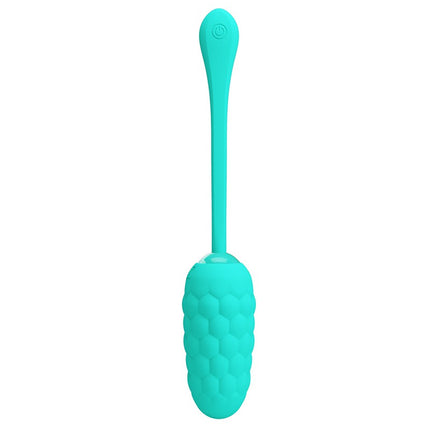 Pretty Love - Marina - Vibrerend Eitje met Nopjes - Handige Eénknopsbediening - Turquoise-Erotiekvoordeel.nl