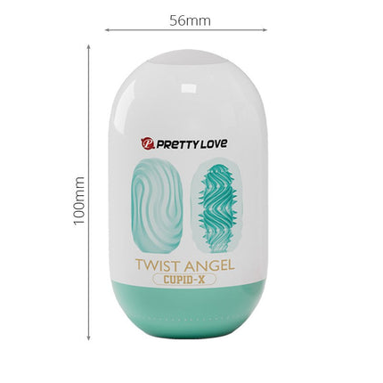 Pretty Love - Masturbator Ei - Twist Angel - Mintgroen-Erotiekvoordeel.nl