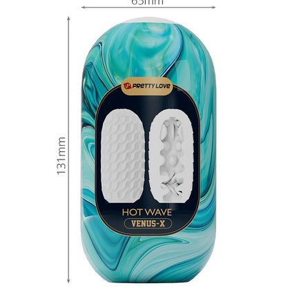 Pretty Love - Masturbator Ei - Venus X - Turquoise-Erotiekvoordeel.nl