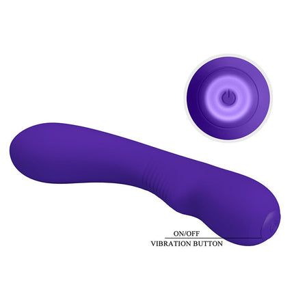 Pretty Love - Matt - G-Spot Vibrator - Flexibele Schacht - 12 Standen - Paars-Erotiekvoordeel.nl