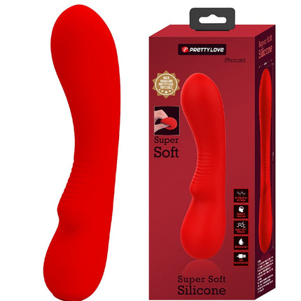 Pretty Love - Matt - G-Spot Vibrator - Flexibele Schacht - 12 Standen - Rood-Erotiekvoordeel.nl