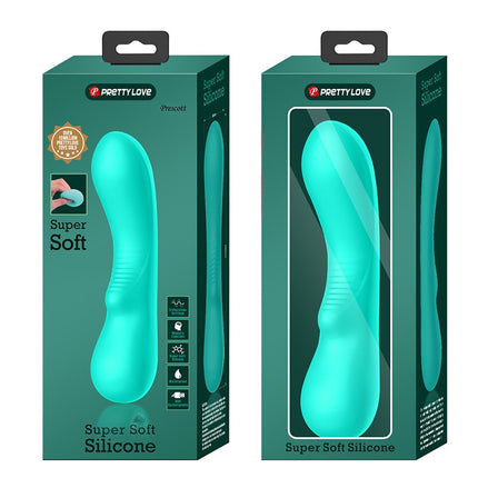 Pretty Love - Matt - G-Spot Vibrator - Flexibele Schacht - 12 Standen -Turquoise-Erotiekvoordeel.nl