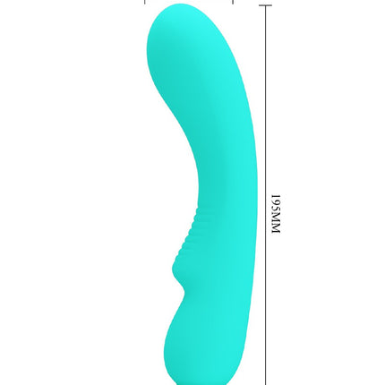 Pretty Love - Matt - G-Spot Vibrator - Flexibele Schacht - 12 Standen -Turquoise-Erotiekvoordeel.nl