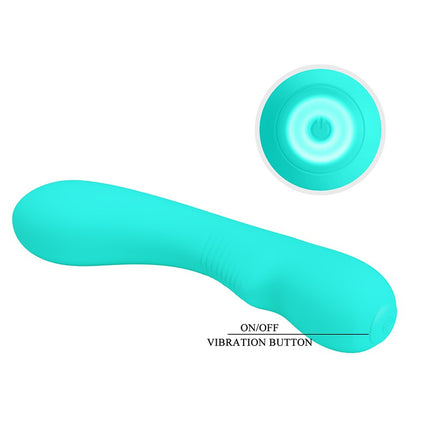 Pretty Love - Matt - G-Spot Vibrator - Flexibele Schacht - 12 Standen -Turquoise-Erotiekvoordeel.nl