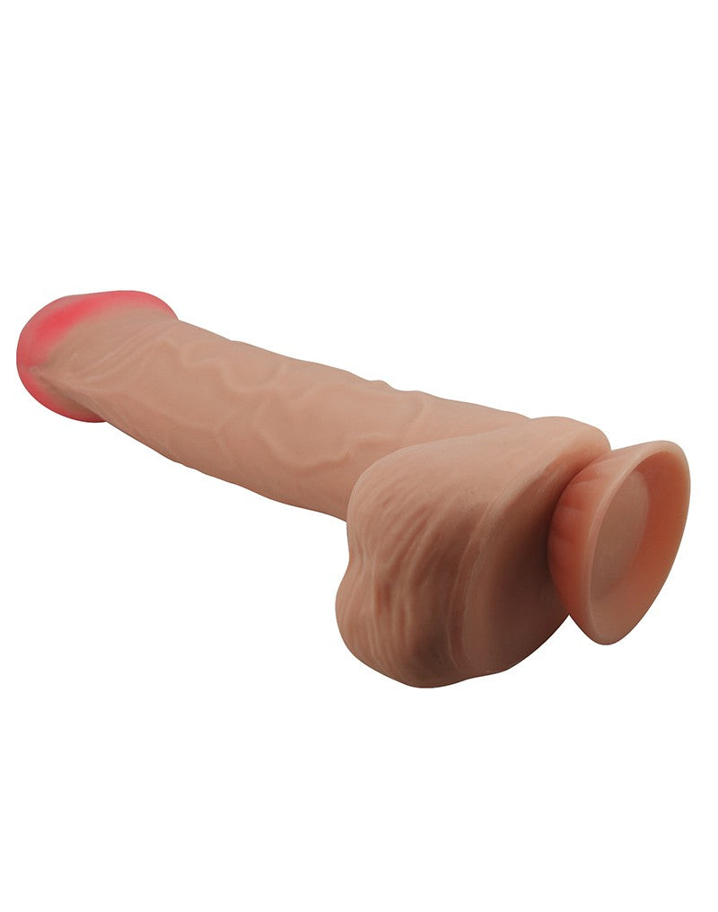 Pretty Love - Mendel - Sliding Skin Dildo - Lengte 26 cm - Ø 5.5 cm - Lichte Huidskleur-Erotiekvoordeel.nl