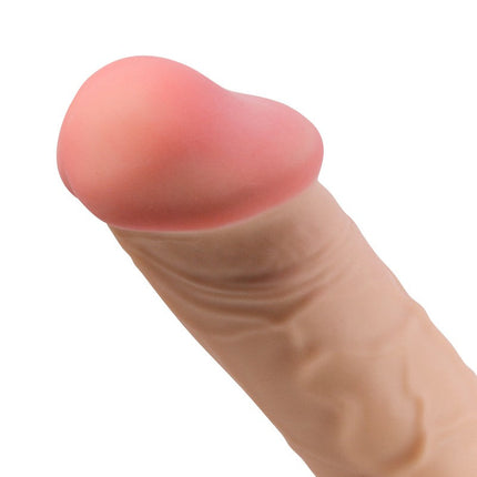 Pretty Love - Mendel - Sliding Skin Dildo - Lengte 26 cm - Ø 5.5 cm - Lichte Huidskleur-Erotiekvoordeel.nl