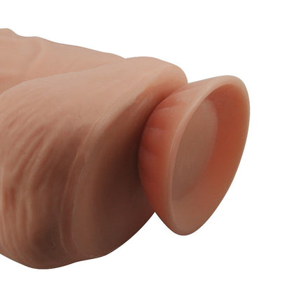 Pretty Love - Mendel - Sliding Skin Dildo - Lengte 26 cm - Ø 5.5 cm - Lichte Huidskleur-Erotiekvoordeel.nl