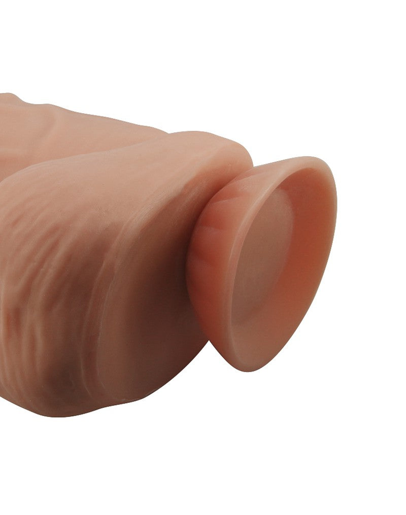Pretty Love - Mendel - Sliding Skin Dildo - Lengte 26 cm - Ø 5.5 cm - Lichte Huidskleur-Erotiekvoordeel.nl