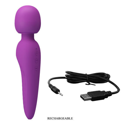 Pretty Love - Meredith - Wand Vibrator - 12 Standen - Waterproof - Paars-Erotiekvoordeel.nl