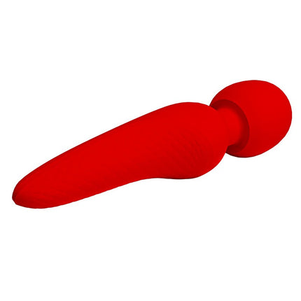 Pretty Love - Meredith - Wand Vibrator - 12 Standen - Waterproof - Rood-Erotiekvoordeel.nl