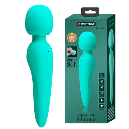 Pretty Love - Meredith - Wand Vibrator - 12 Standen - Waterproof - Turquoise-Erotiekvoordeel.nl