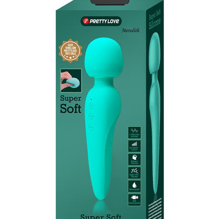 Pretty Love - Meredith - Wand Vibrator - 12 Standen - Waterproof - Turquoise-Erotiekvoordeel.nl