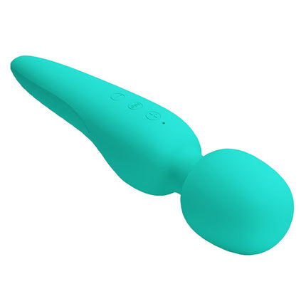 Pretty Love - Meredith - Wand Vibrator - 12 Standen - Waterproof - Turquoise-Erotiekvoordeel.nl