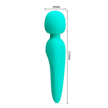 Pretty Love - Meredith - Wand Vibrator - 12 Standen - Waterproof - Turquoise-Erotiekvoordeel.nl