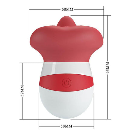 Pretty Love - Mina - Clitoris Vibrator - Likkende Tong Functie - Rood-Erotiekvoordeel.nl
