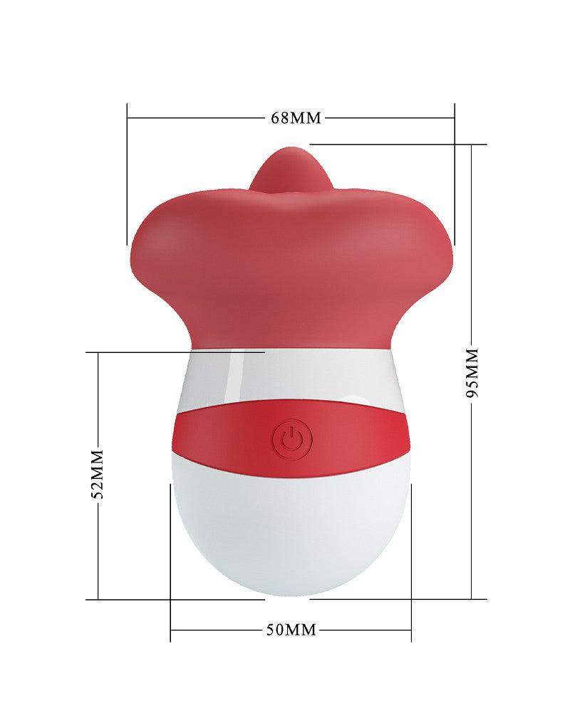 Pretty Love - Mina - Clitoris Vibrator - Likkende Tong Functie - Rood-Erotiekvoordeel.nl