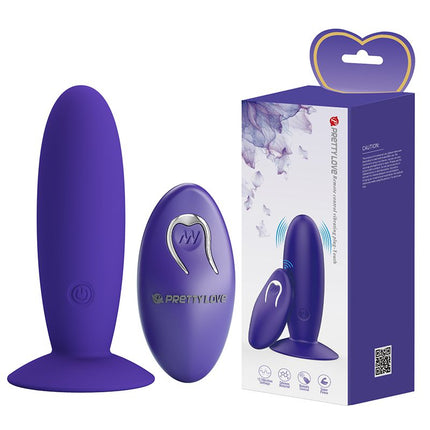 Pretty Love - Murray Youth - Vibrerende Buttplug - Met Afstandsbediening - Paars-Erotiekvoordeel.nl